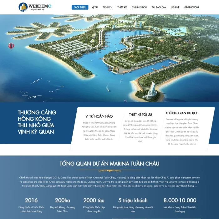 Mẫu website bất động sản - Ms:002