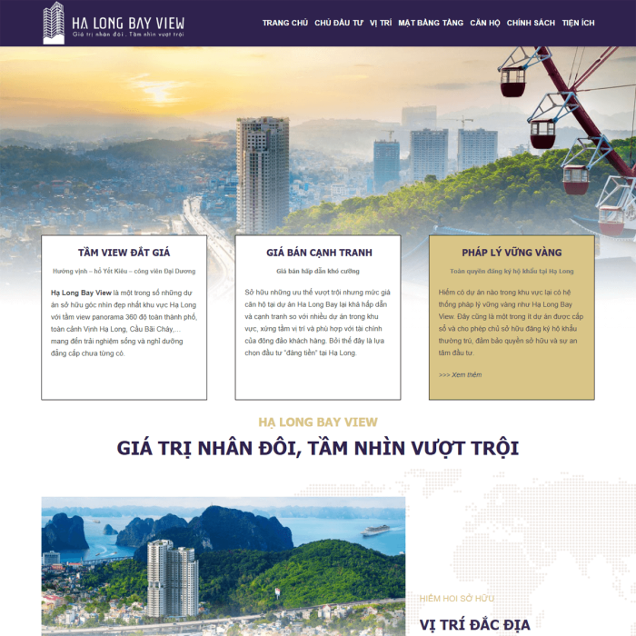 Mẫu website căn hộ dịch vụ - Ms:066