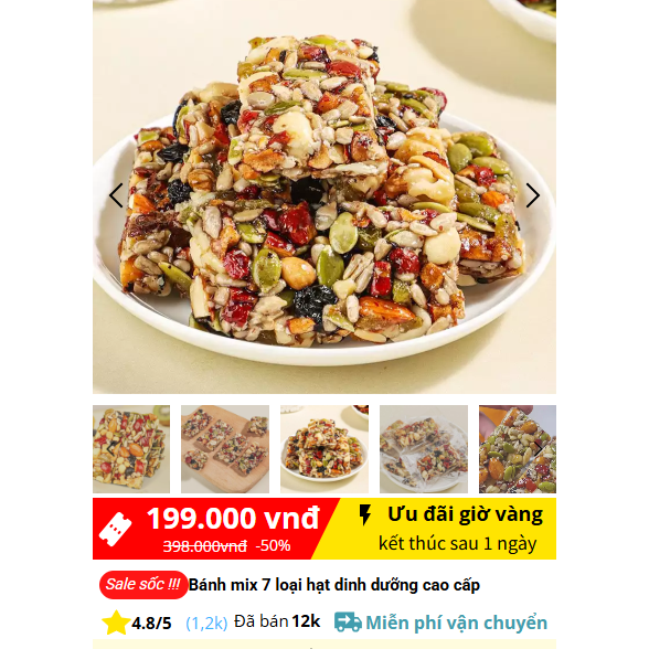 Mẫu landing page đồ ăn dinh dưỡng - Ms:006