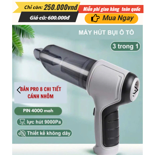 Mẫu landing page máy hút bụi mini - Ms:014