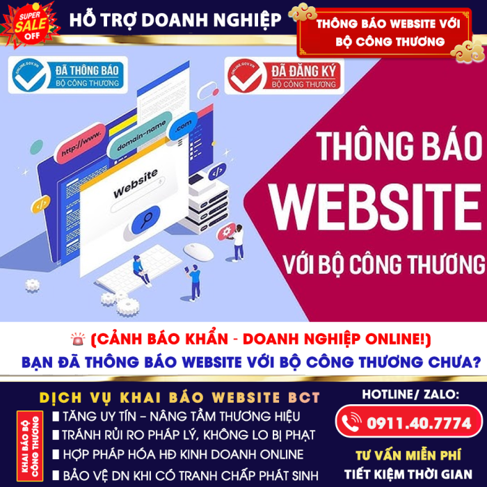 Khai Báo Website Bộ Công thương Tại Cà Mau| Từ A-Z